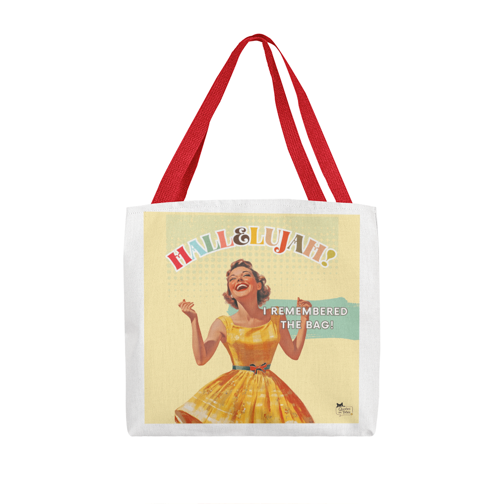 Hallelujah Retro Tote Bag