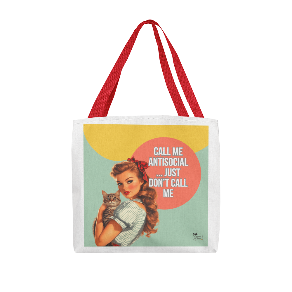 Don't Call Me Retro Tote Bag