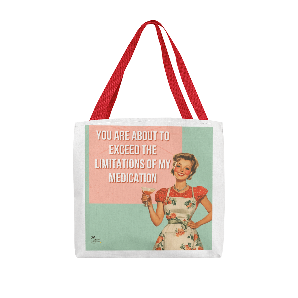 Medication Retro Tote Bag