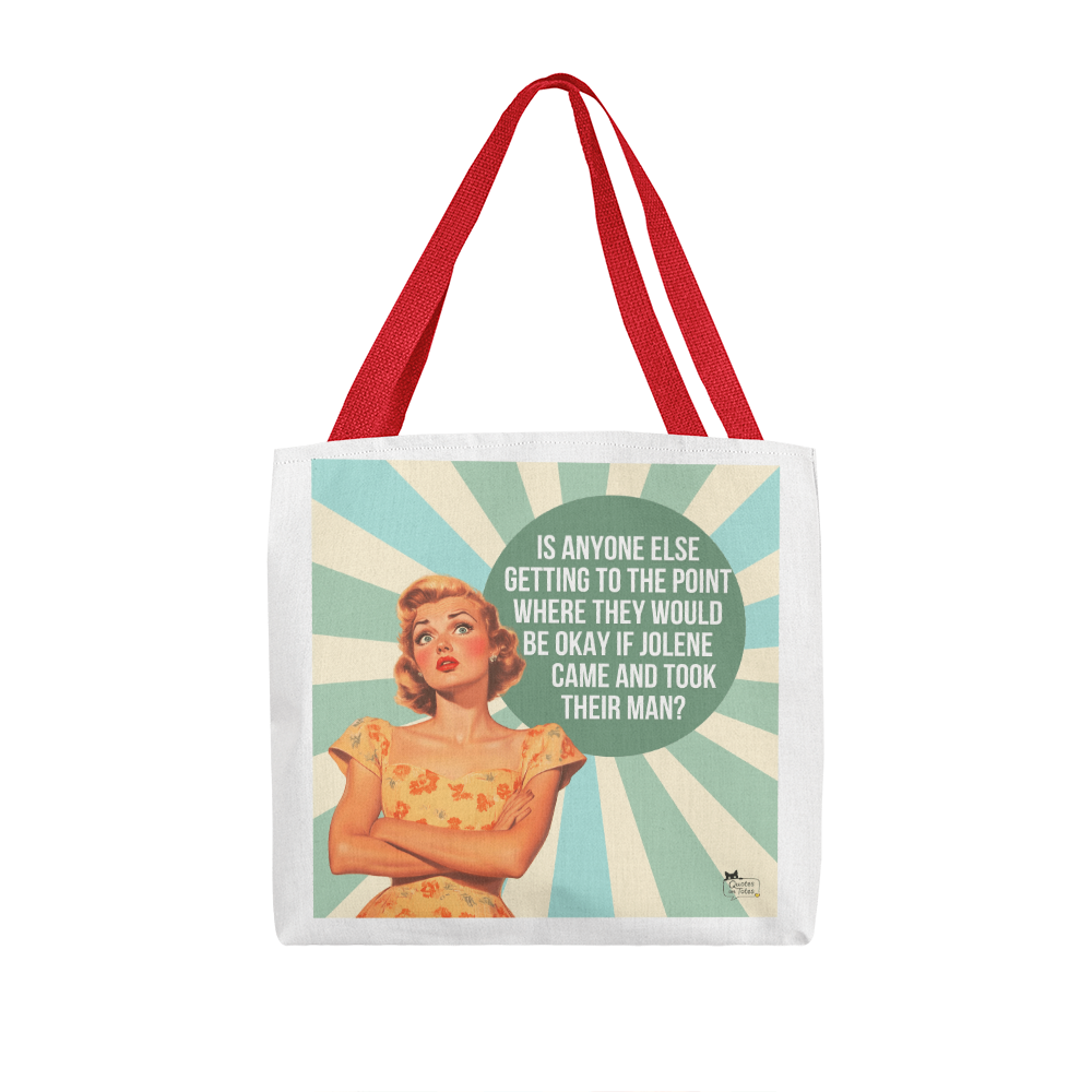 Jolene Retro Tote Bag