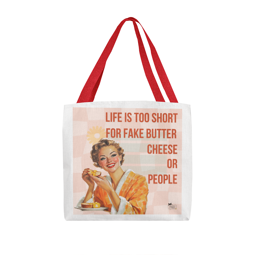 Fake Butter Retro Tote Bag