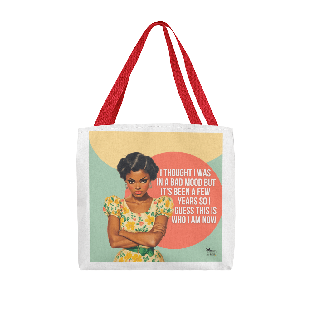 Who I am Retro Tote Bag