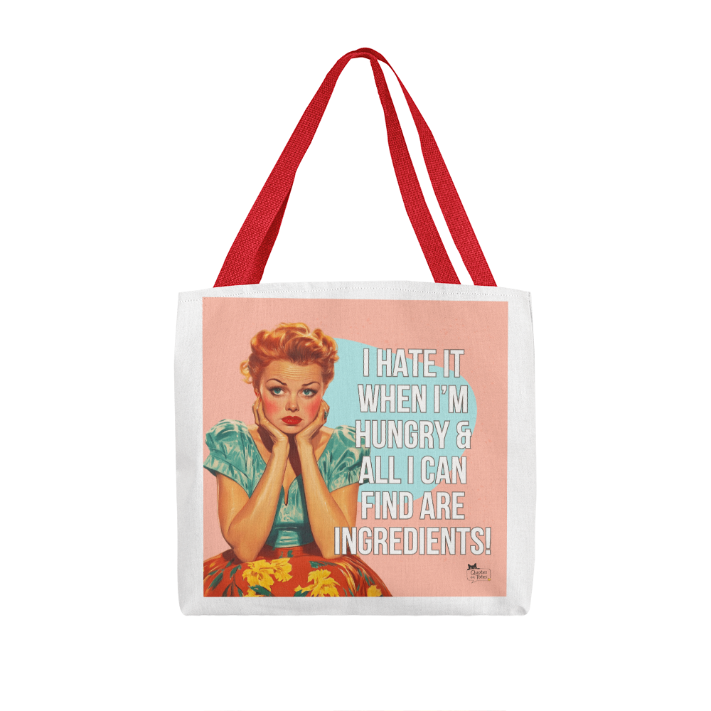 I'm Hungry Retro Tote Bag
