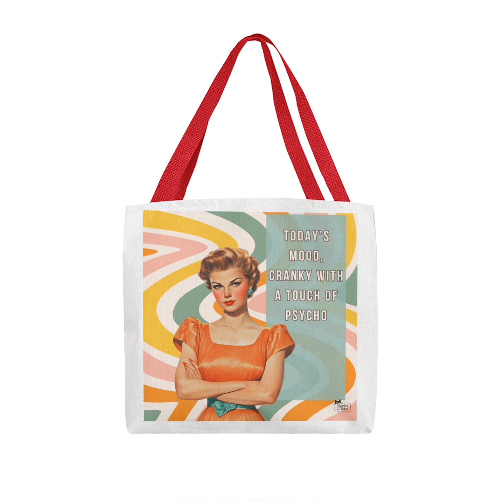 Cranky Retro Tote Bag