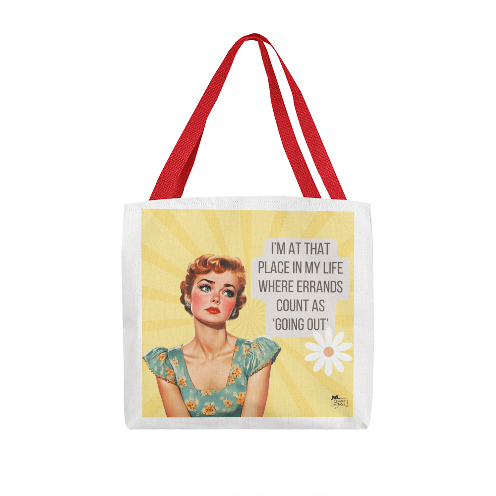 Errands Retro Tote Bag