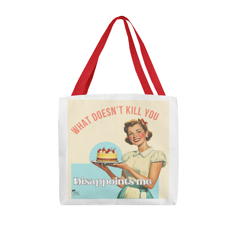 What Doesn't Kill You Retro Tote Bag