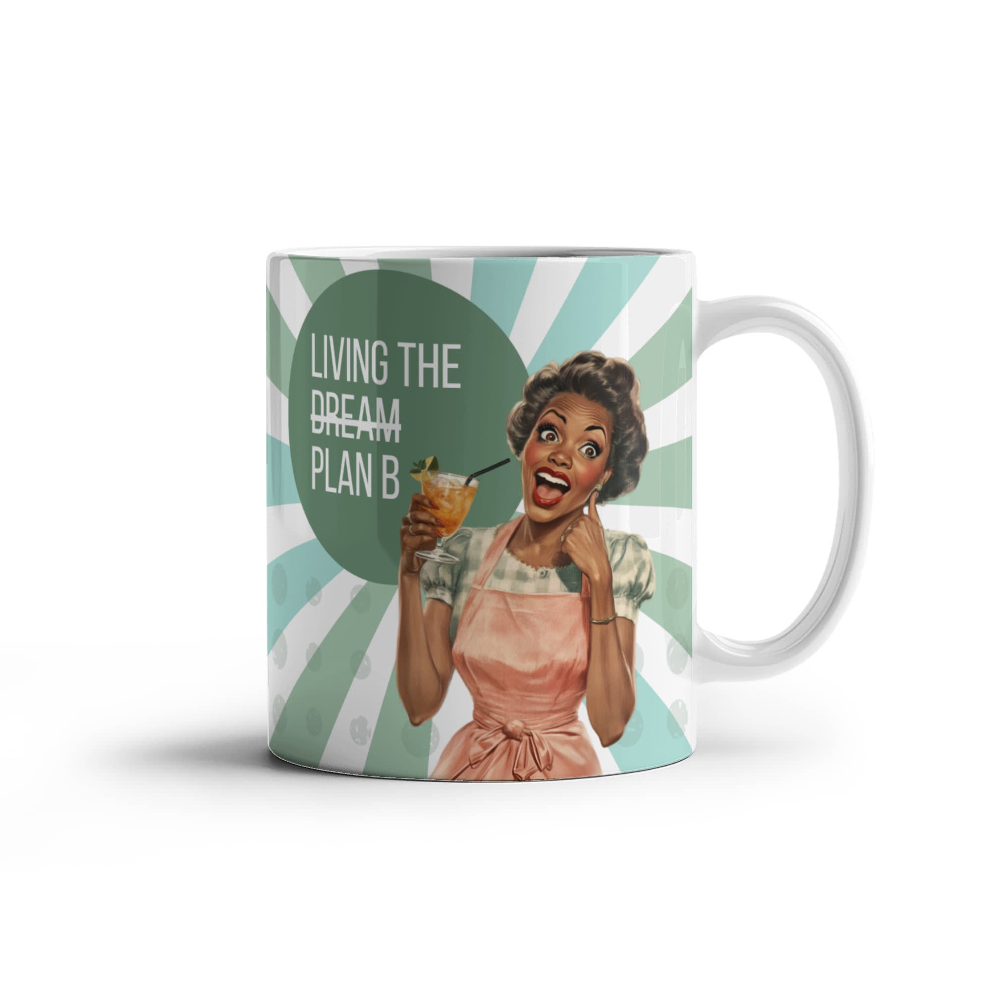 'Plan B' Funny Retro Mug
