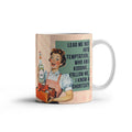 'Temptation' Funny Retro Mug