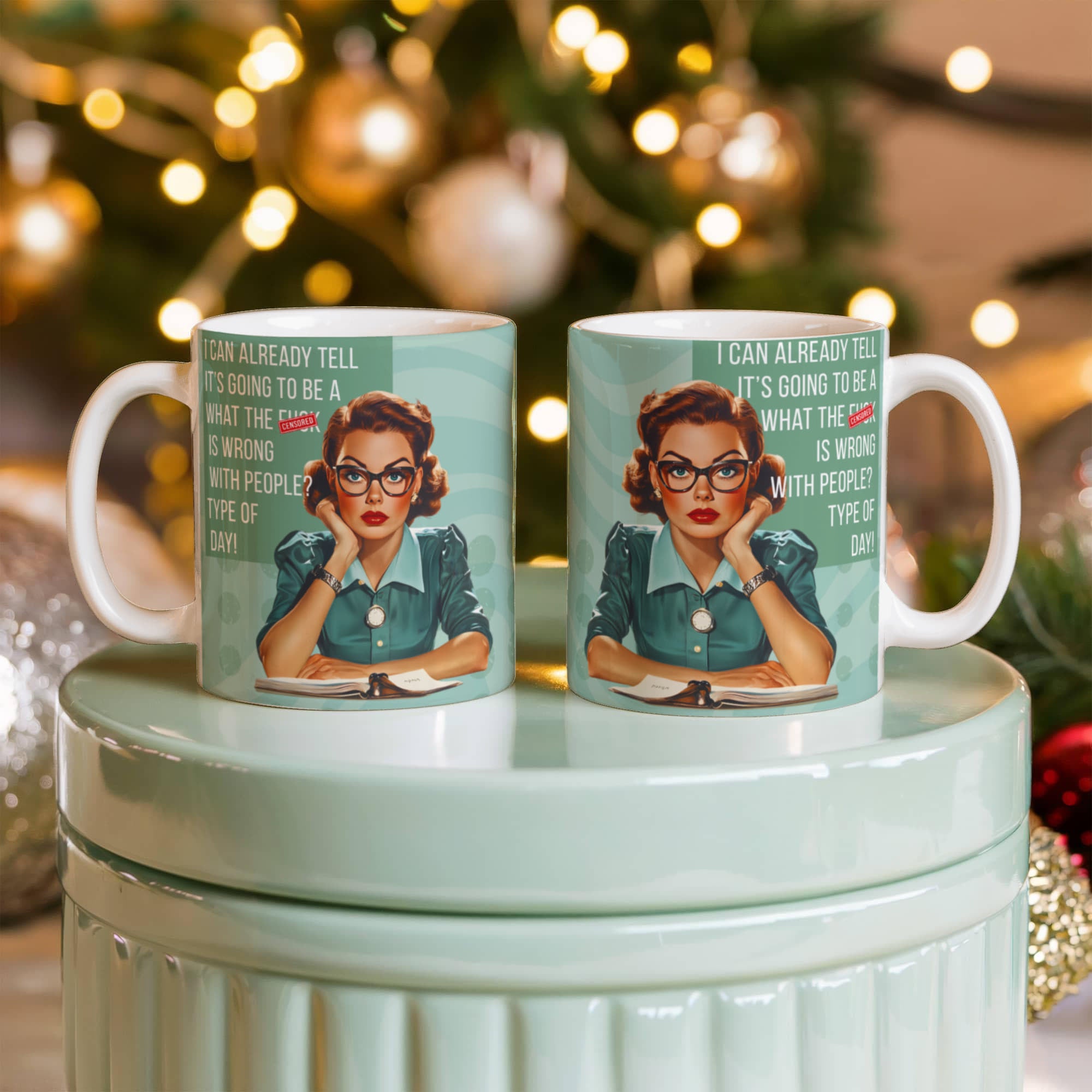 'What the F**k is wrong with people' Funny Retro Mug