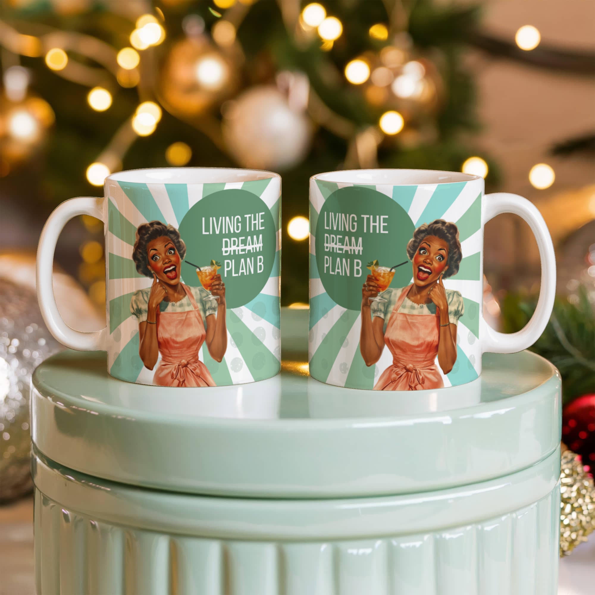 'Plan B' Funny Retro Mug