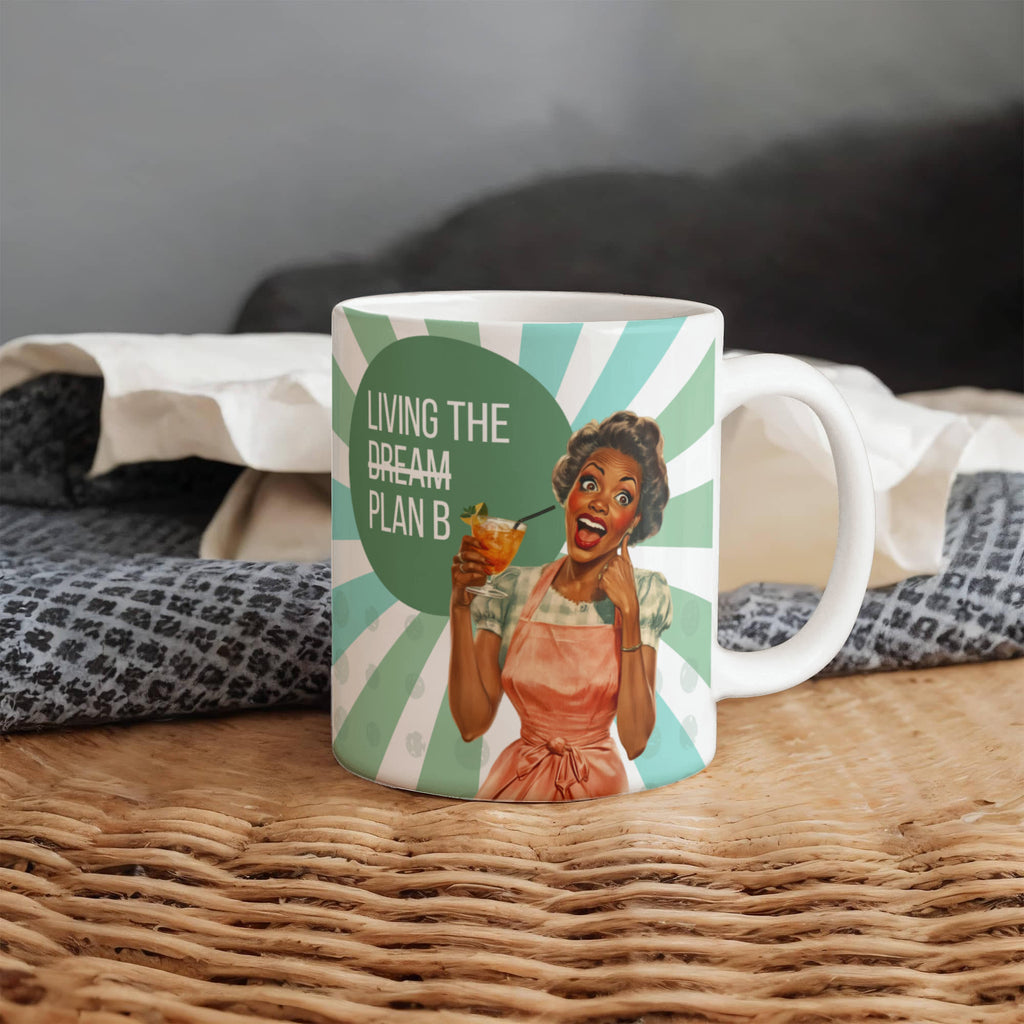 'Plan B' Funny Retro Mug