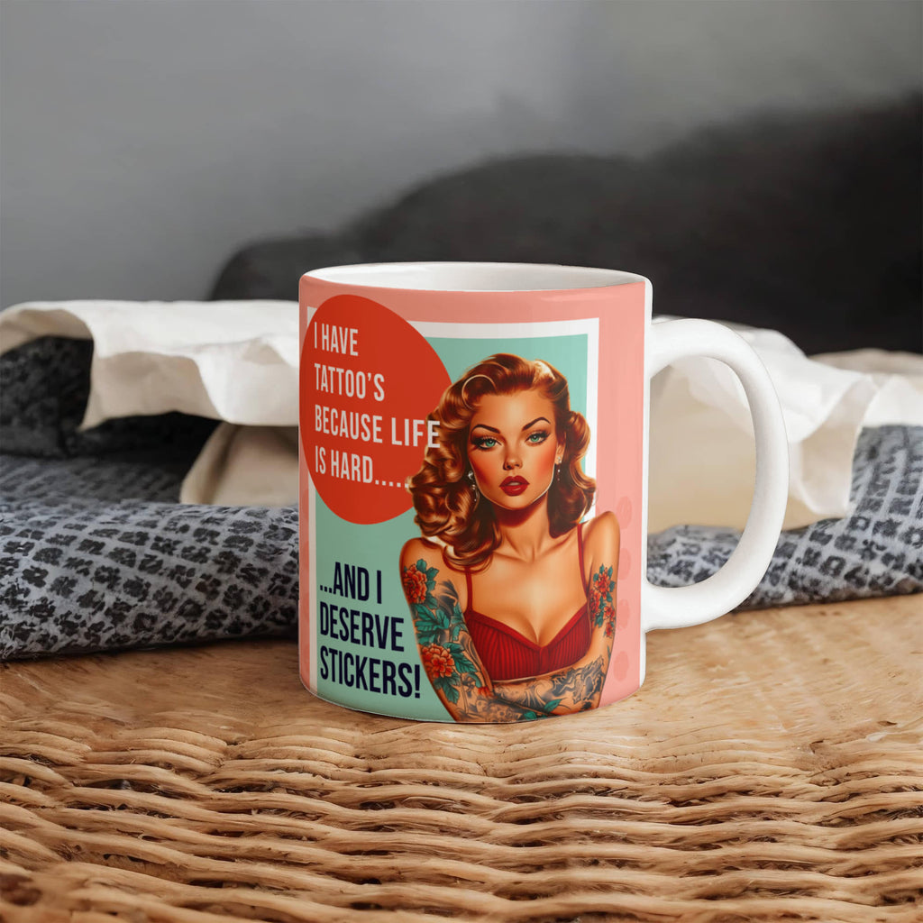 'Tattoo's' Funny Retro Mug