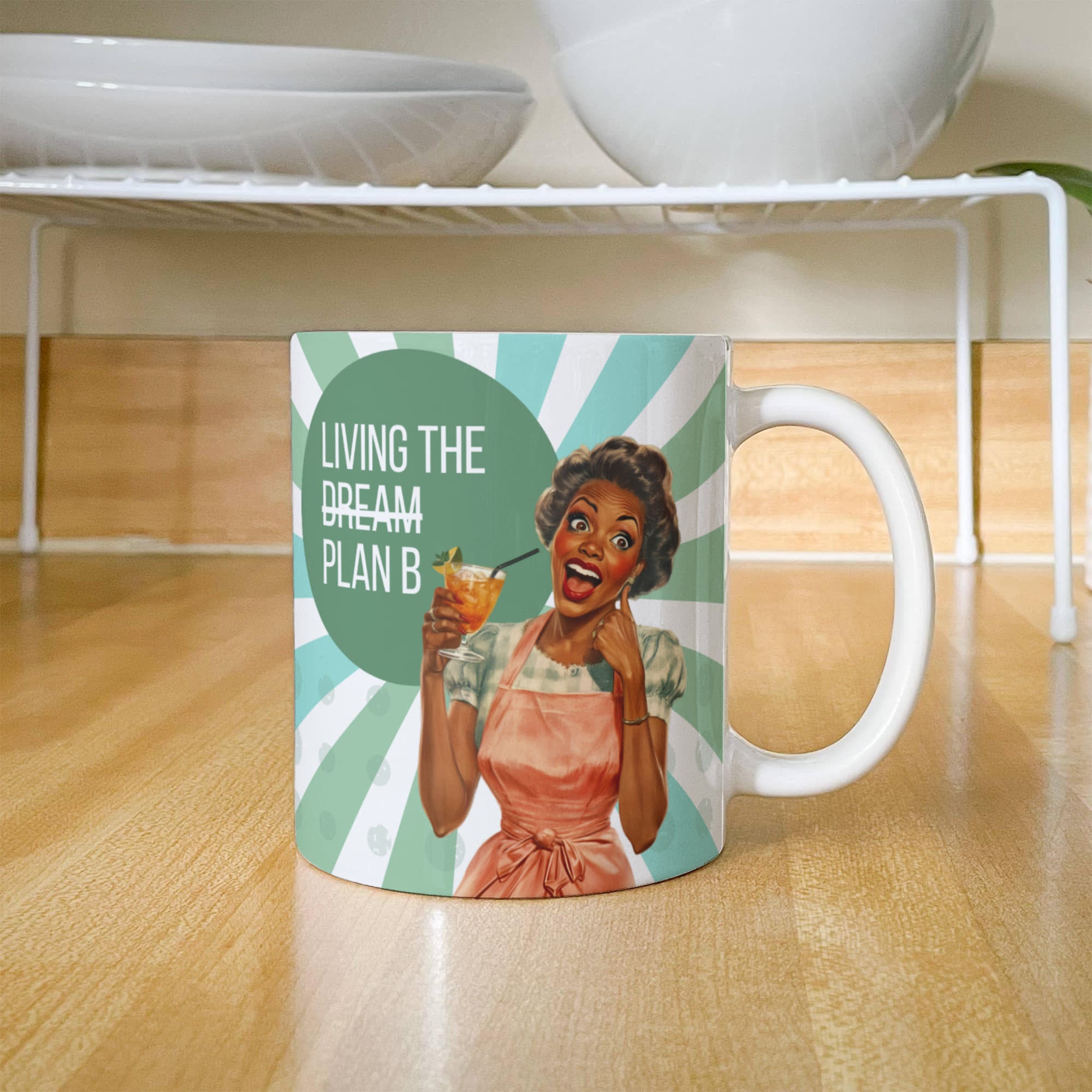 'Plan B' Funny Retro Mug