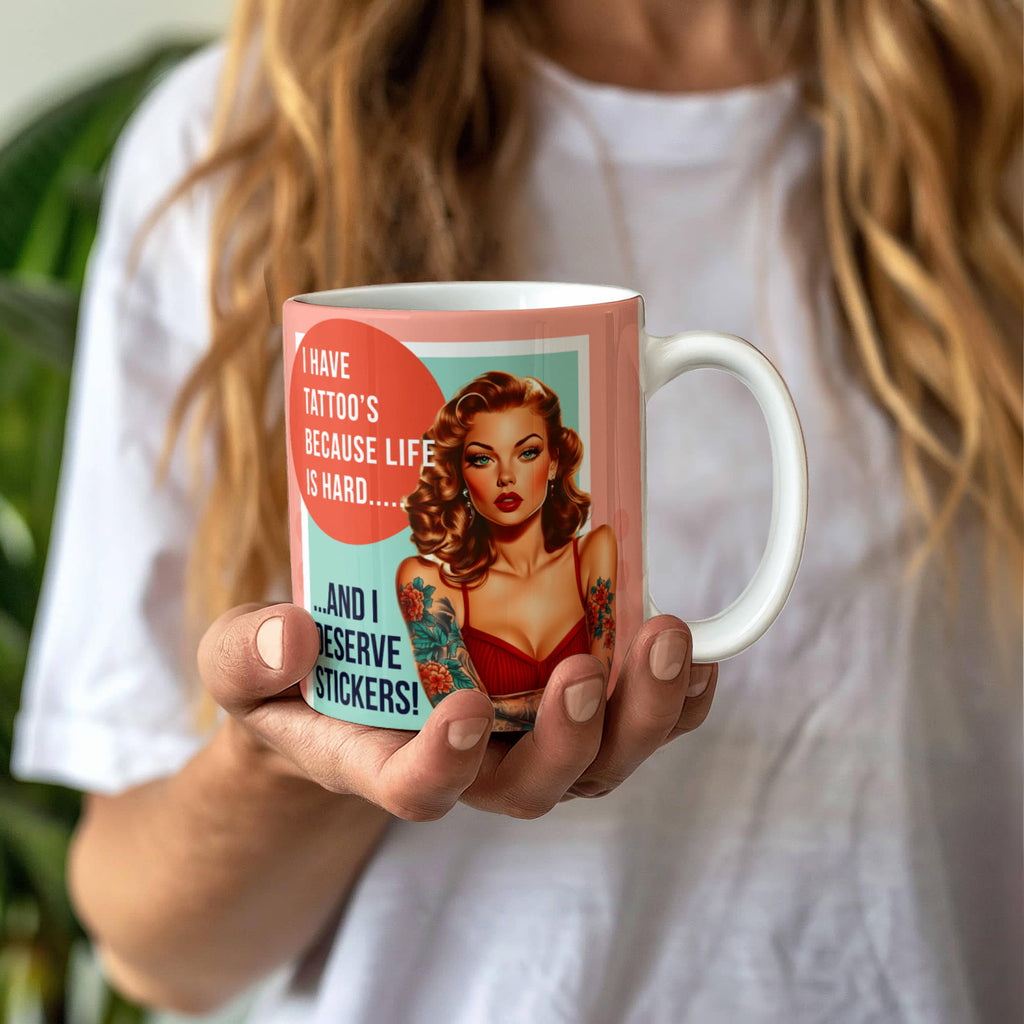 'Tattoo's' Funny Retro Mug