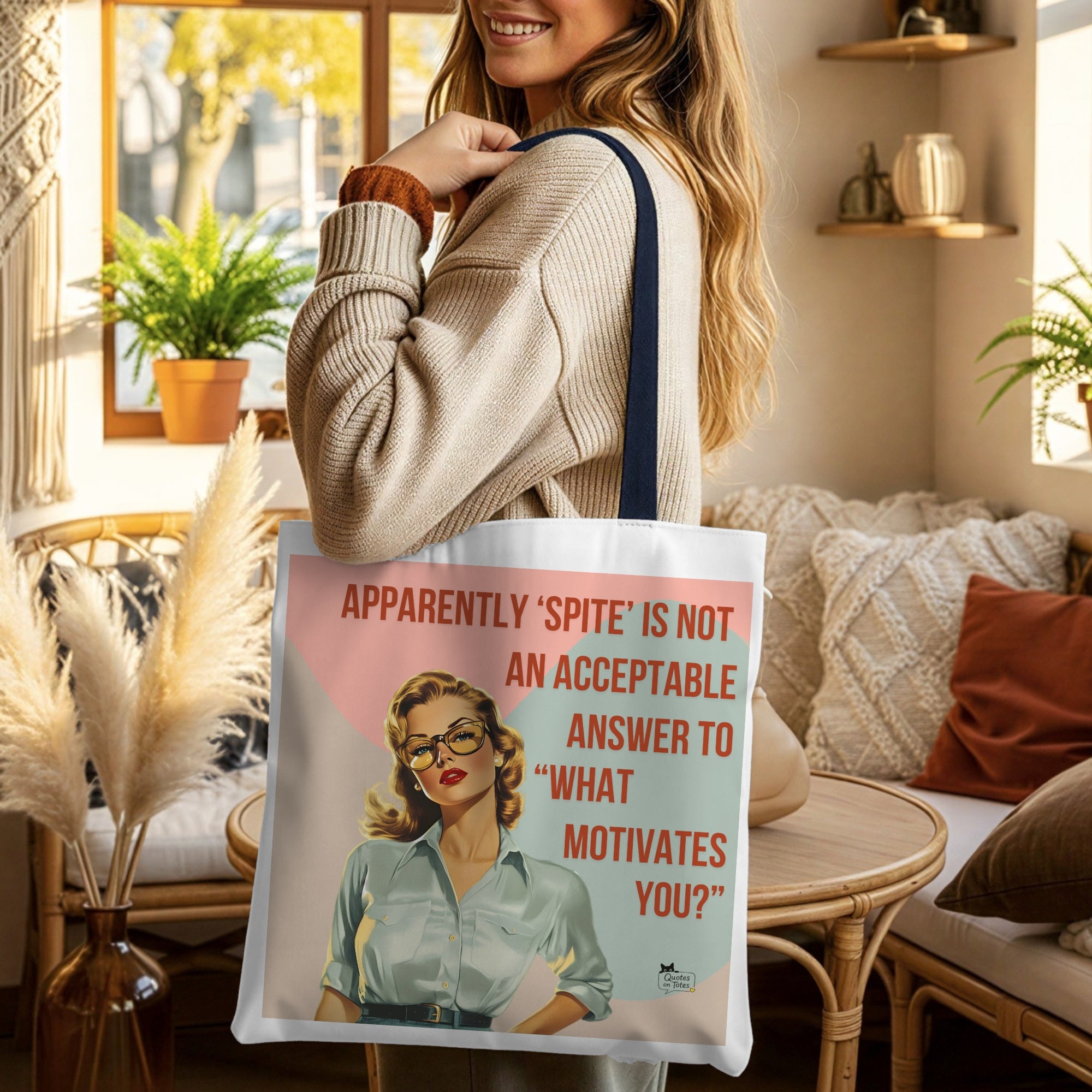 Spite Retro Tote Bag